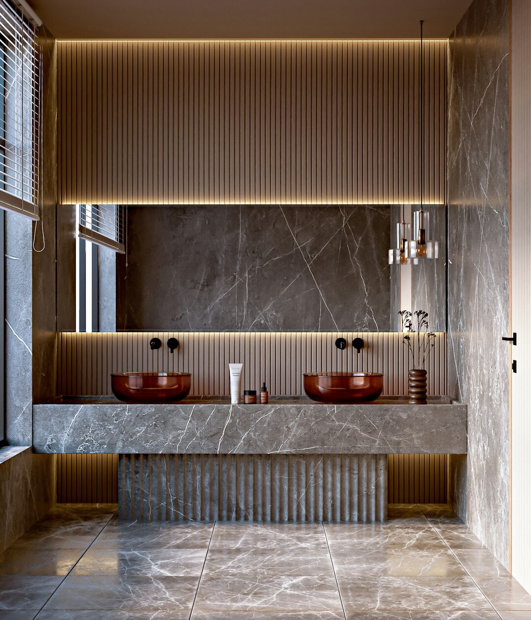 luxury bathroom interior